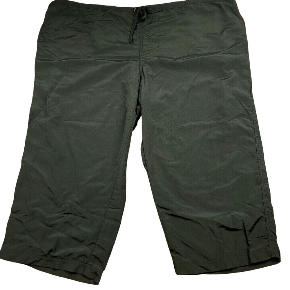 L.L.‎ Bean Womens 2XL Hiking Pants 100% Nylon Supplex Black Hike Outdoor XXL